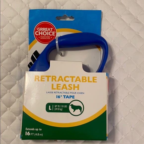Great Choice retractable Leash 16’ Tape L dog